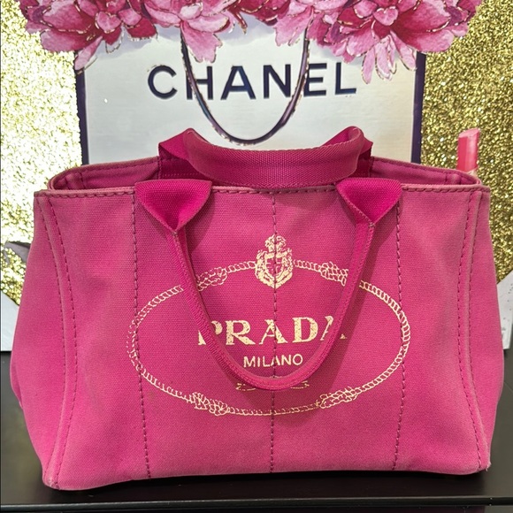 Authentic Prada Milano Denim Pink Women's Bag - Picture 10 of 15